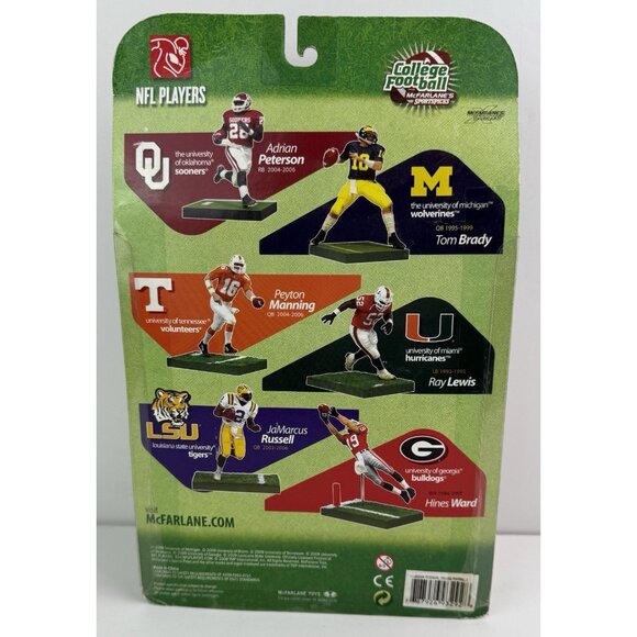 ADRIAN PETERSON 2009 MCFARLANE NCAA OKLAHOMA SOONERS #28 NCAA FOOTBALL FIGURE - Picture 2 of 5